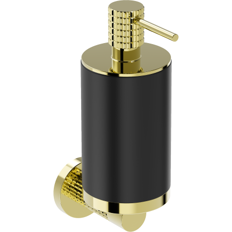 Mexen Triv distributeur de savon, noir/doré - 70A33058-50B