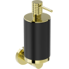 Mexen Triv distributeur de savon, noir/doré - 70A33058-50B