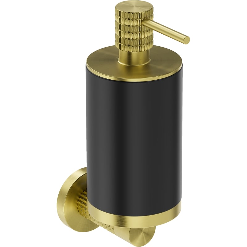 Mexen Triv distributeur de savon, noir/or brossé - 70A33058-55B
