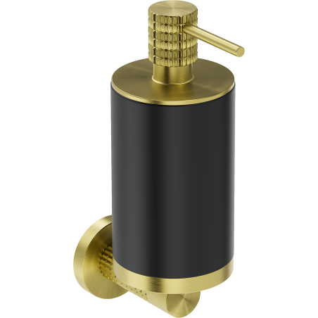 Mexen Triv distributeur de savon, noir/or brossé - 70A33058-55B