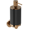 Mexen Triv distributeur de savon, noir/or rose - 70A33058-60B