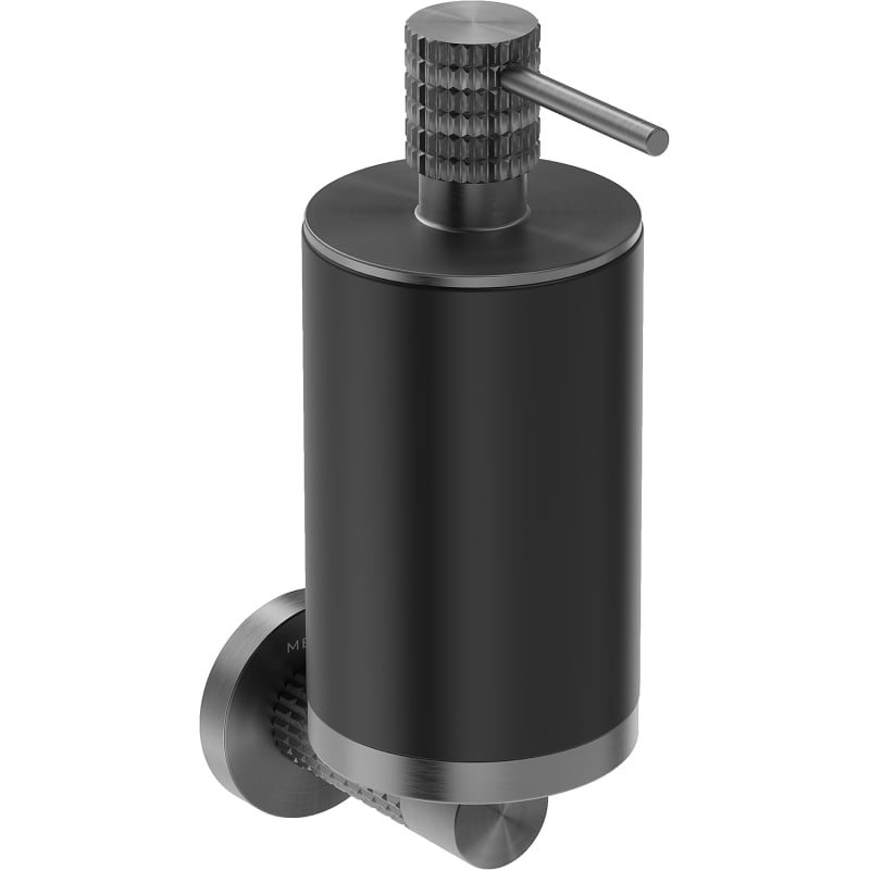 Mexen Triv distributeur de savon, noir/gris canon brossé - 70A33058-66B