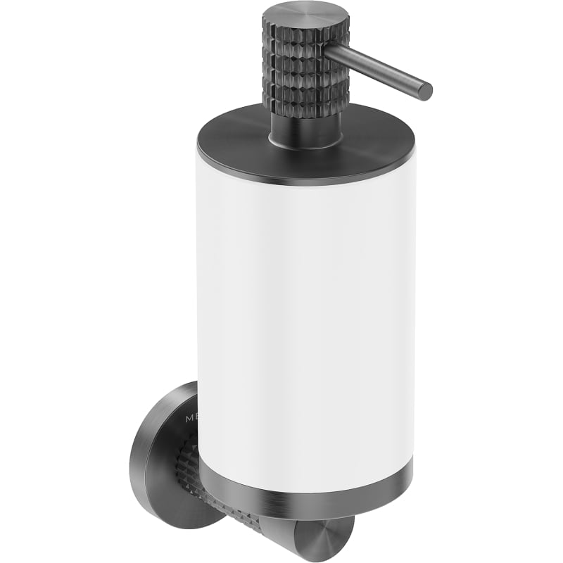 Mexen Triv distributeur de savon, blanc/gris canon brossé - 70A33058-66W