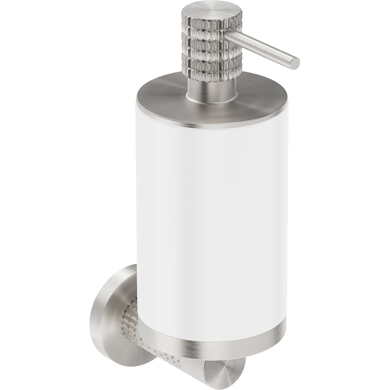 Mexen Triv distributeur de savon, blanc/nickel brossé - 70A33058-97W