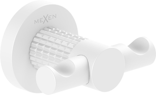 Mexen Triv double crochet pour serviette, blanc - 70A33012-20