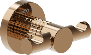 Mexen Triv crochet double pour serviette, or rose - 70A33012-60