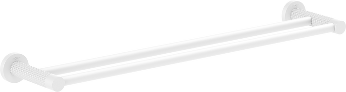 Mexen Triv porte-serviette double, blanc - 70A33047-20