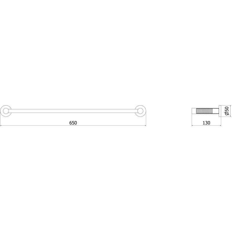 Mexen Triv porte-serviettes double, or brossé - 70A33047-55