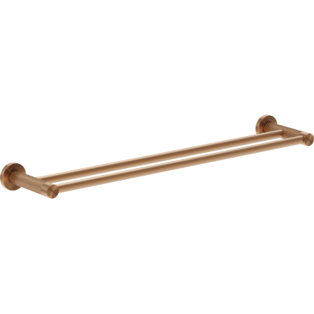 Mexen Triv double porte-serviettes, cuivre brossé - 70A33047-65