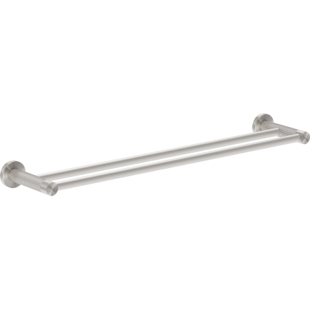 Mexen Triv double porte-serviettes, nickel brossé - 70A33047-97