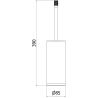 Mexen Triv brosse de toilette sur pied, noire - 70A33073-70B