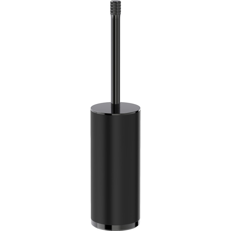 Mexen Triv brosse de toilette sur pied, noir/chrome noir - 70A33073-73B