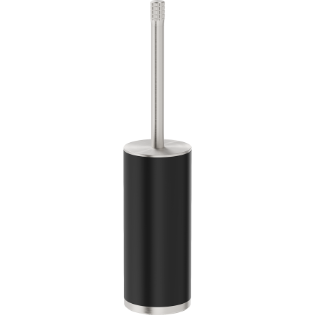 Mexen Triv brosse de toilette sur pied, noir/nikel brossé - 70A33073-97B