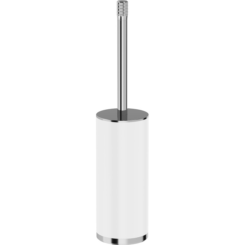 Mexen Triv brosse de toilette sur pied, blanc/chrome - 70A33073-00W