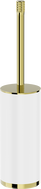 Mexen Triv brosse de toilette autoportante, blanc/doré - 70A33073-50W