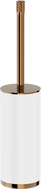 Mexen Triv brosse de toilette sur pied, blanc/or rose - 70A33073-60W