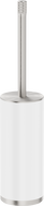 Mexen Triv brosse de toilette sur pied, blanche/nickel brossé - 70A33073-97W