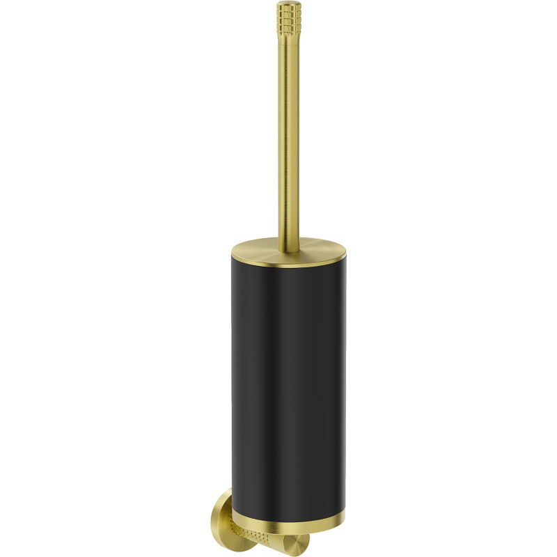 Mexen Triv brosse de toilette, noir/or brossé - 70A33071-55B
