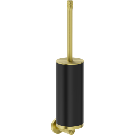 Mexen Triv brosse de toilette, noir/or brossé - 70A33071-55B