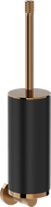 Mexen Triv brosse de toilette, noir/or rose - 70A33071-60B