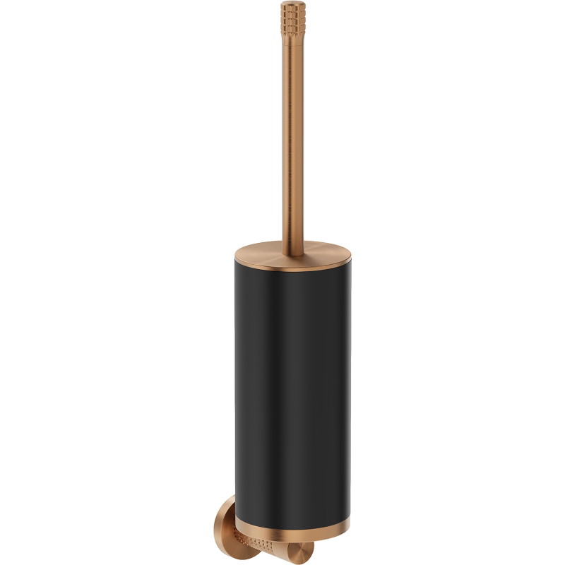 Mexen Triv brosse de toilette, noir/cuivre brossé - 70A33071-65B