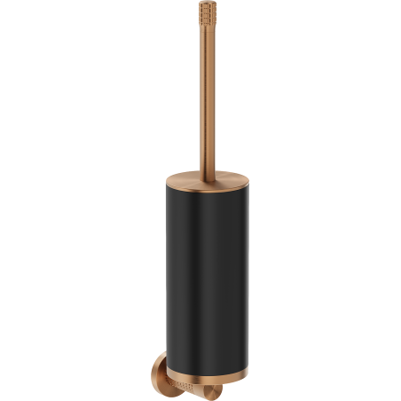 Mexen Triv brosse de toilette, noir/cuivre brossé - 70A33071-65B
