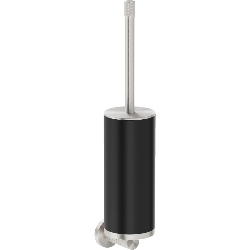 Mexen Triv brosse de toilette, noir/nickel brossé - 70A33071-97B