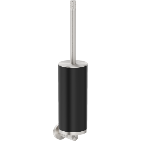 Mexen Triv brosse de toilette, noir/nickel brossé - 70A33071-97B