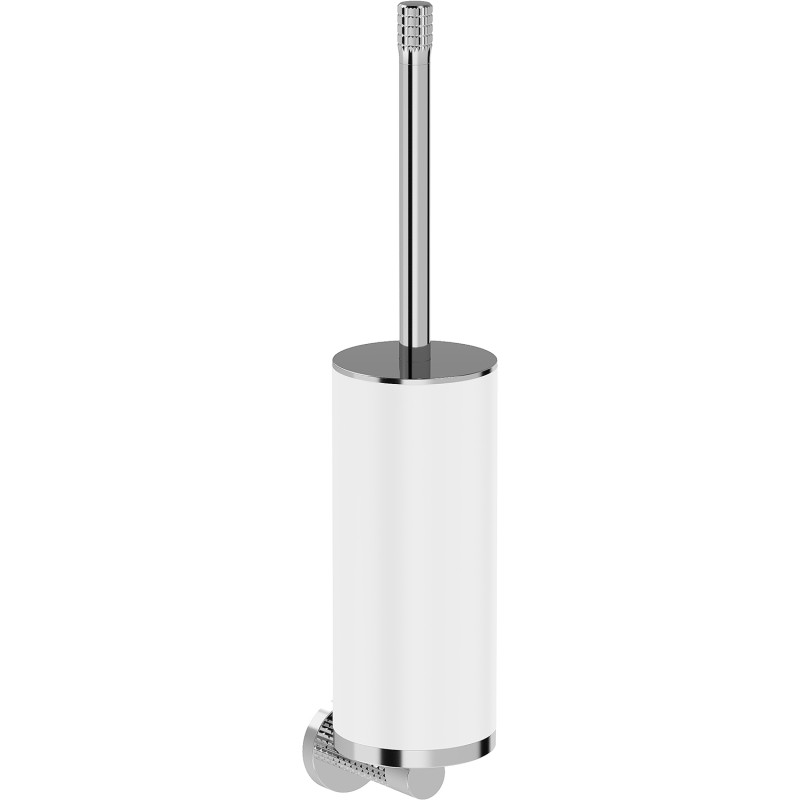 Mexen Triv brosse de toilette, blanc/chrome - 70A33071-00W