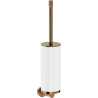 Mexen Triv brosse de toilette, blanc/or rose - 70A33071-60W