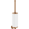 Mexen Triv brosse de toilette, blanc/cuivre brossé - 70A33071-65W