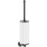 Mexen Triv brosse de toilette, blanc/gris canon brossé - 70A33071-66W
