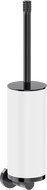 Mexen Triv brosse de toilette, blanc/chrome noir - 70A33071-73W