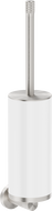 Mexen Triv brosse de toilette, blanc/nickel brossé - 70A33071-97W
