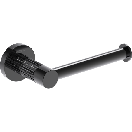 Mexen Triv porte-papier toilette, chrome noir - 70A33025-73