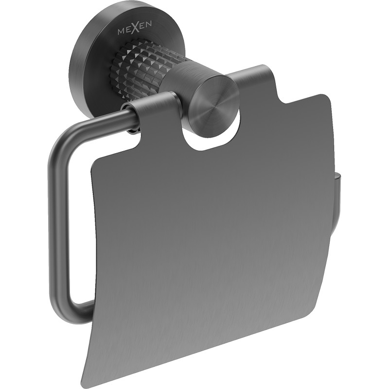 Mexen Triv porte-papier hygiénique, gris pistolet brossé - 70A33021-66
