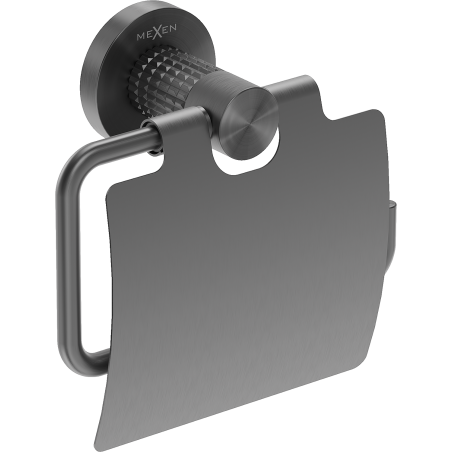 Mexen Triv porte-papier hygiénique, gris pistolet brossé - 70A33021-66