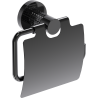 Mexen Triv porte-papier toilette, chrome noir - 70A33021-73