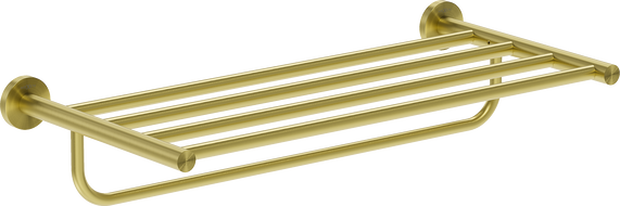 Mexen Ovio étagère pour serviette, or brossé - 70A19581-55