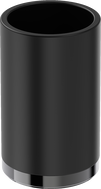 Mexen Triv porte-brosse à dents debout, noir/chrome noir - 70A33053-73B