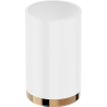 Mexen Triv gobelet pour brosses à dents sur pied, blanc/or rose - 70A33053-60W