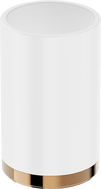Mexen Triv gobelet pour brosses à dents sur pied, blanc/or rose - 70A33053-60W
