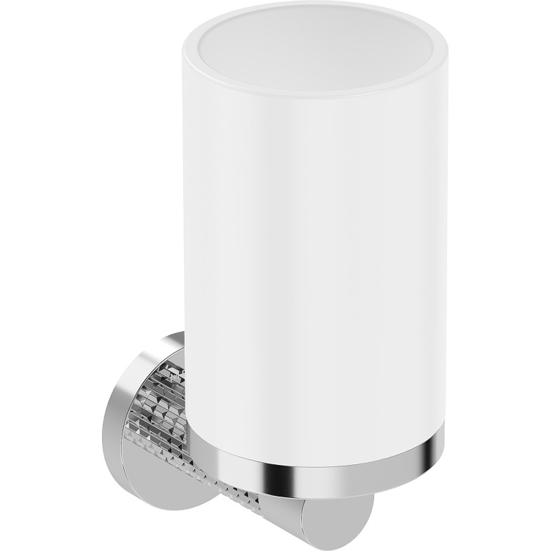 Mexen Triv gobelet pour brosses à dents, blanc/chrome - 70A33051-00W