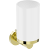 Mexen Triv porte-brosses à dents, blanc/or - 70A33051-50W