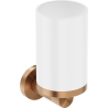 Mexen Triv gobelet pour brosse à dents, blanc/cuivre brossé - 70A33051-65W
