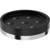 Mexen Triv porte-savon sur pied, noir/chrome - 70A33057-00B