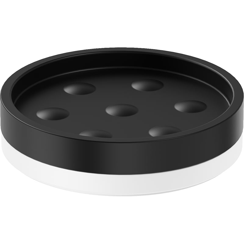 Mexen Triv porte-savon sur pied, noir/blanc - 70A33057-20B
