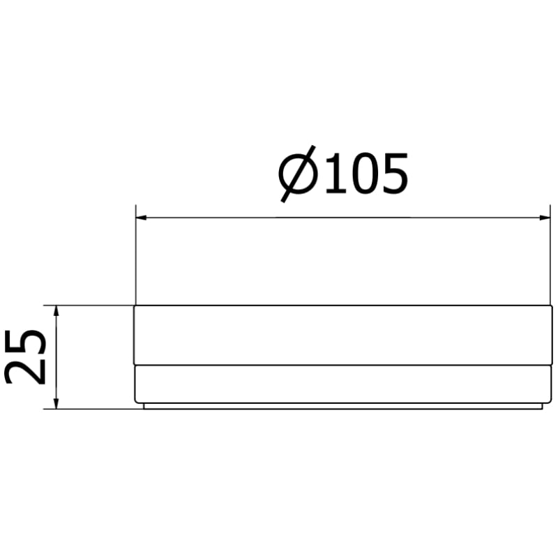 Mexen Triv porte-savon sur pied, noir/blanc - 70A33057-20B