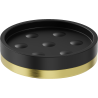 Mexen Triv porte-savon sur pied, noir/or brossé - 70A33057-55B