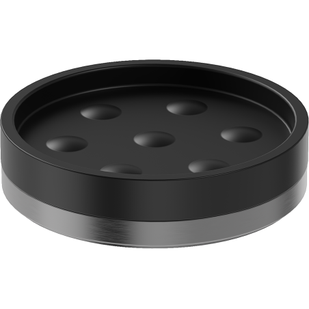 Mexen Triv porte-savon debout, noir/gris pistolet brossé - 70A33057-66B